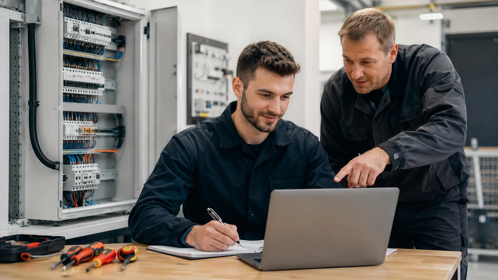 Online electrical training support